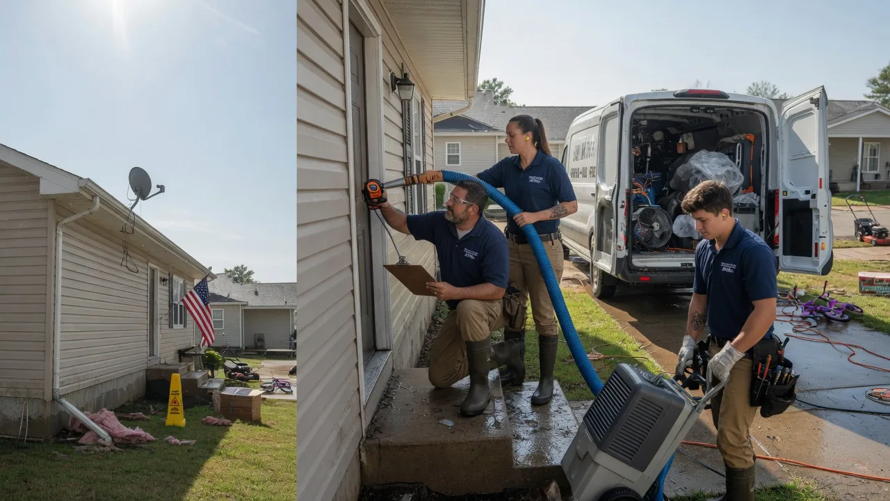 Ceiling Water Damage Restoration in Waynesville, OH near me